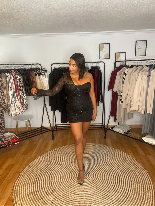 Vestido Negro lentejuelas