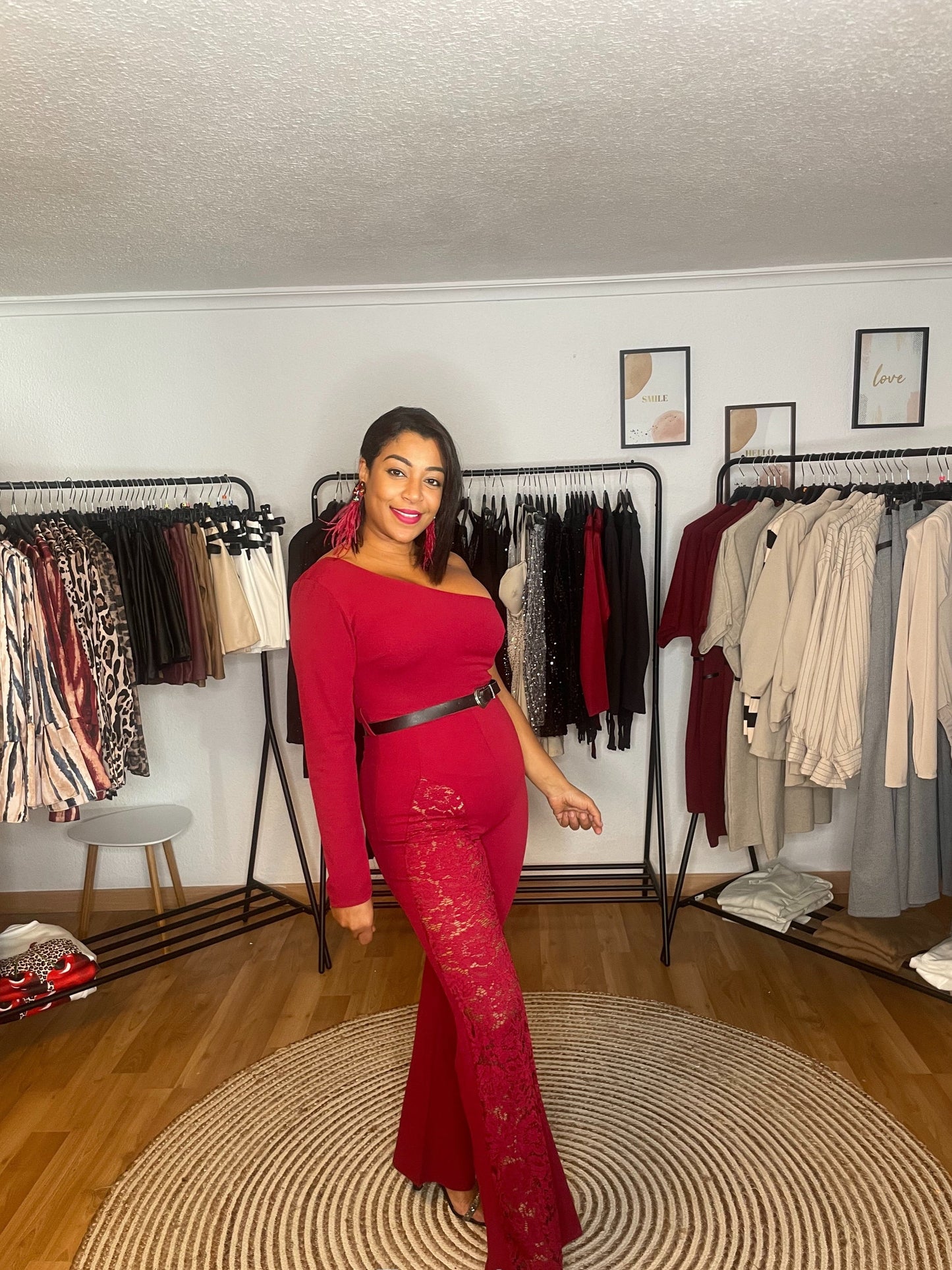 Combinaison diva bordeaux