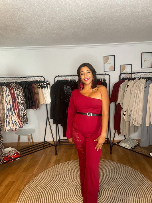 Combinaison diva bordeaux